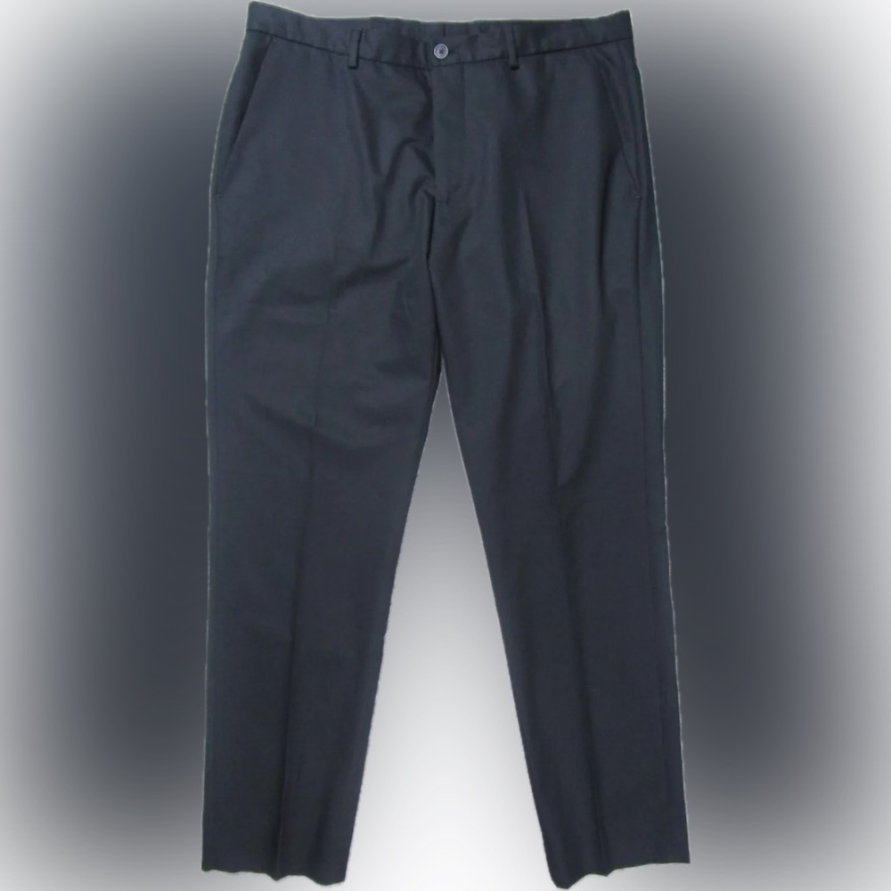 Zara Pants Mens 30 Dress Man Black Solid Bottoms Business Work Formal Slacks